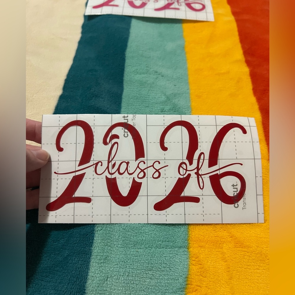 Class Of 2026 Vinyl Decal ✨